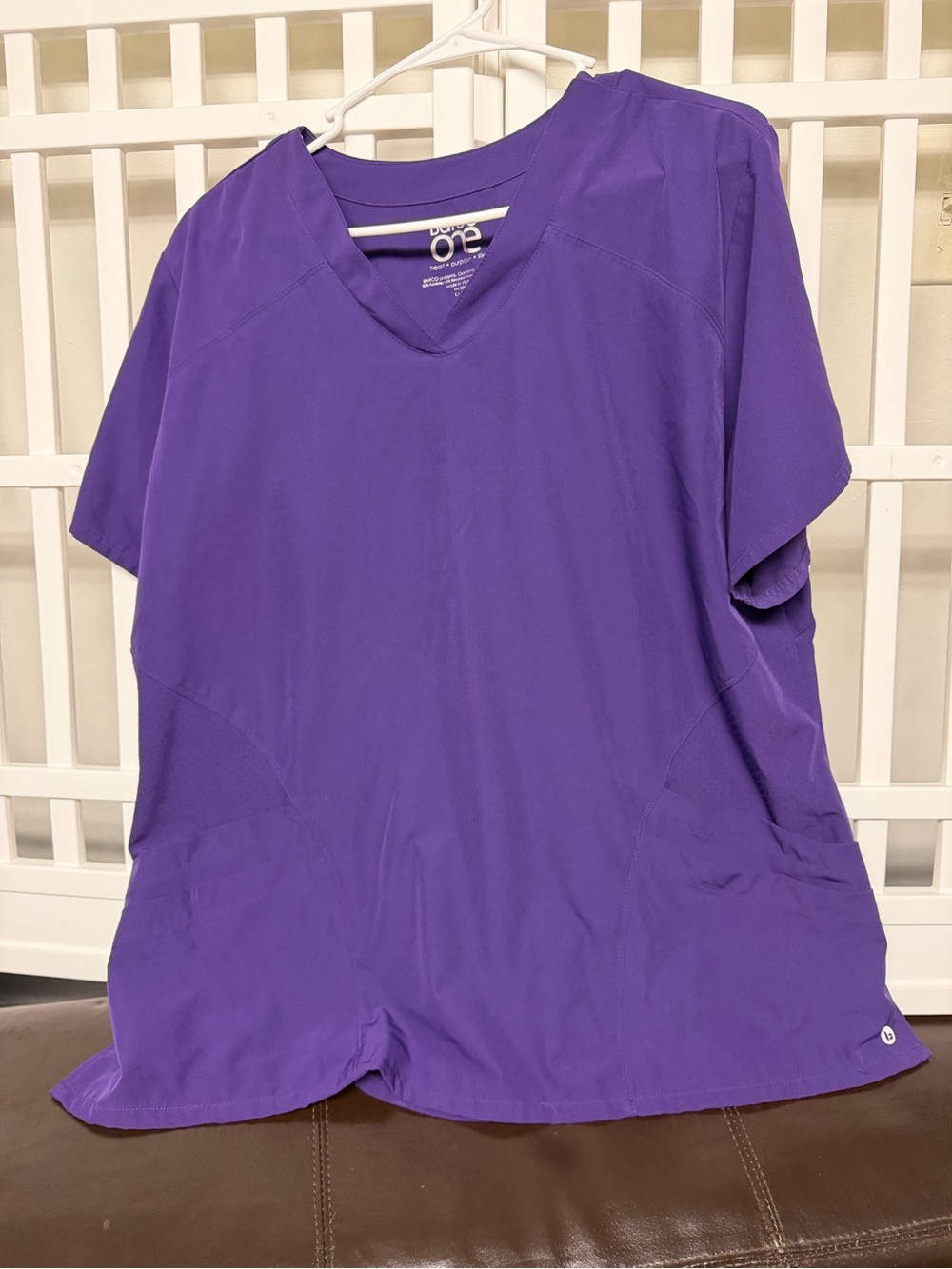 Barco Uniforms Women's V-Neck Scrub Top - Purple